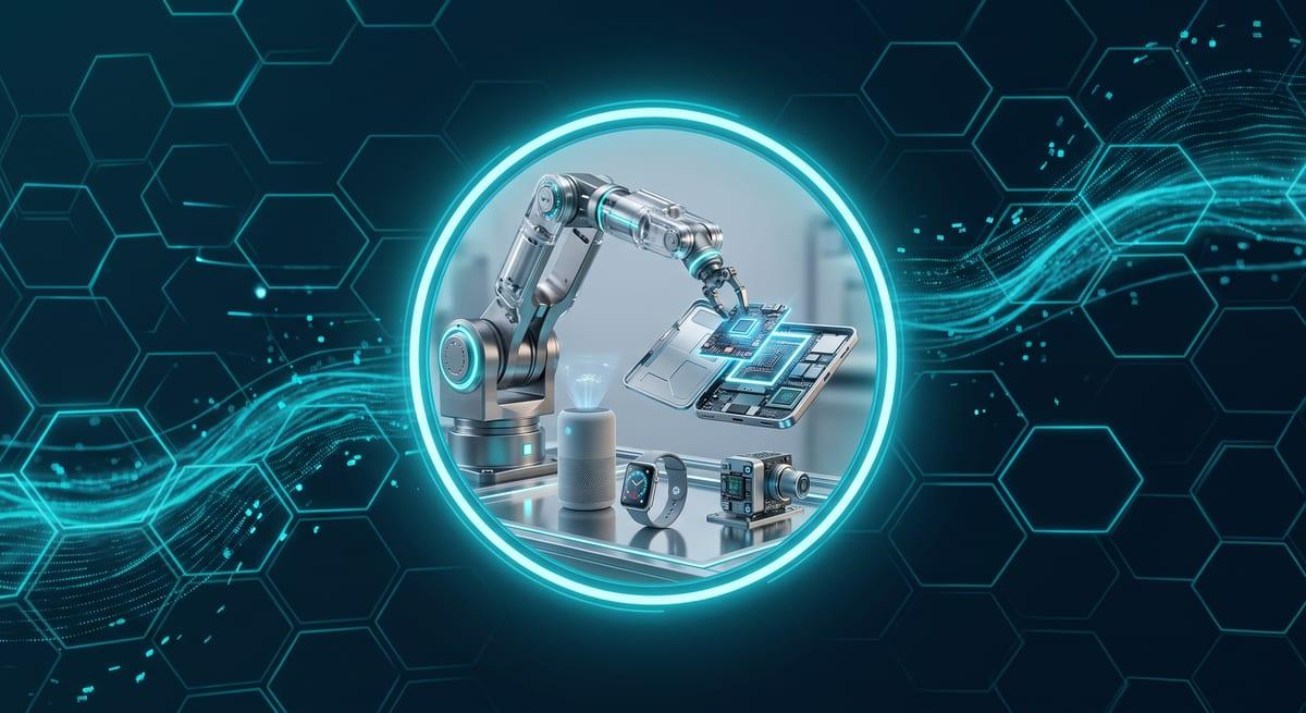 Consumer and industrial connected product illustration
